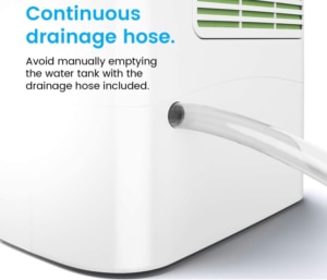 Pro Breeze Deshumidificador DeSecante 10L drenaje 