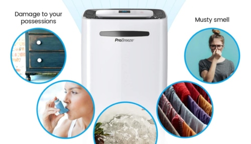 Beneficios de un Pro-Breeze-Deshumidificador-20L
