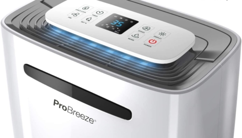 Vista aérea del Deshumidificador Pro Breeze 20L