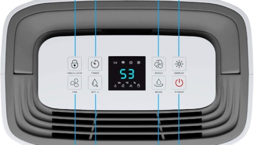 Pantalla del Deshumidificador Pro Breeze 20L