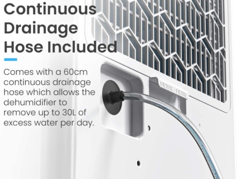 Drenaje del Pro Breeze Deshumidificador wifi 