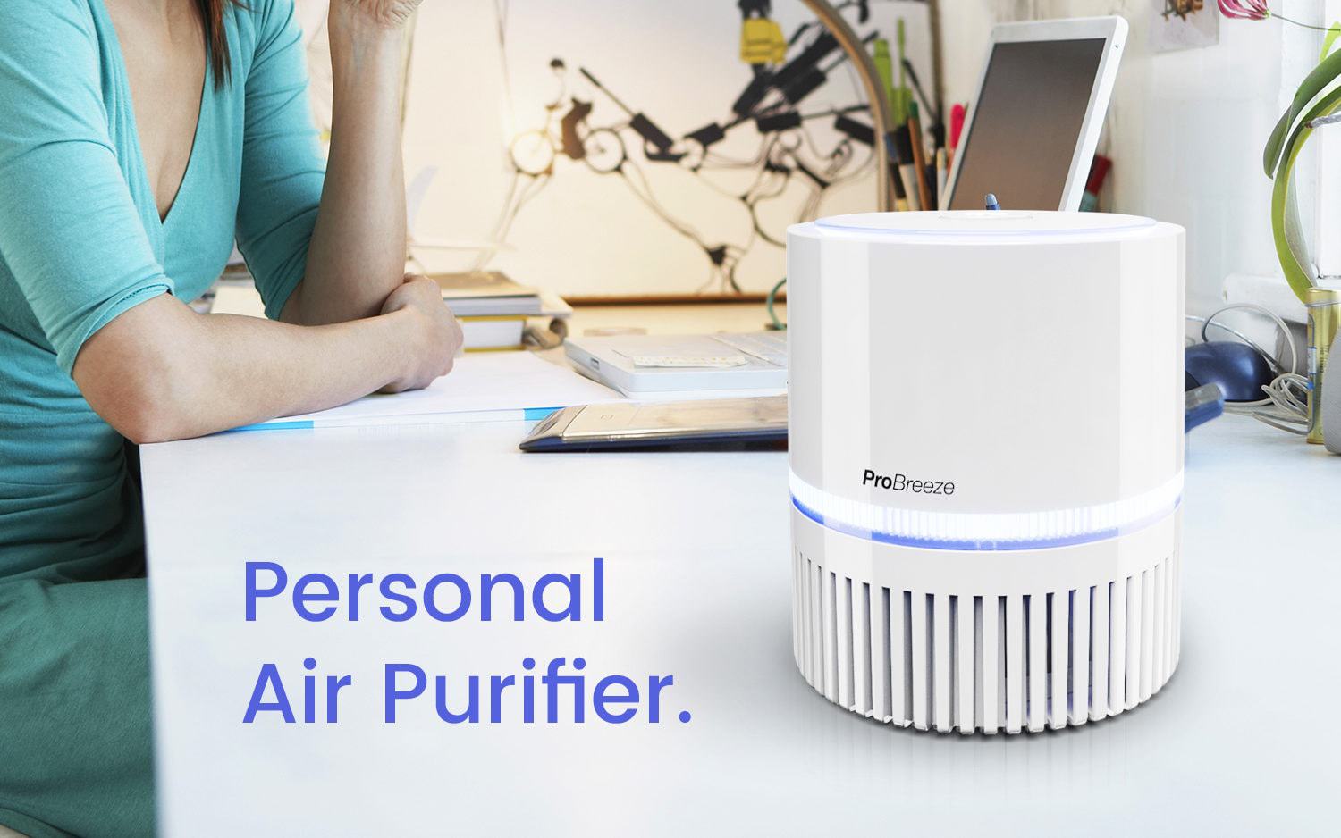 Pro Breeze Purificador de aire 3-en-1