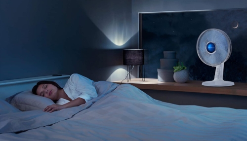 Ventilador VU2730 en dormitorio