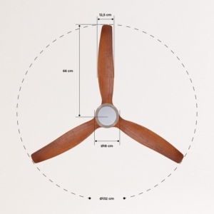 Dimensiones de Ikohs WINDSTYLANCE DC Nickel