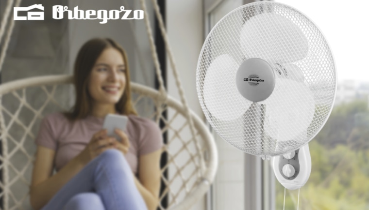 Portada ventiladores de pared Orbegozo