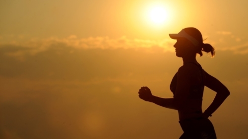 Mujer corriendo