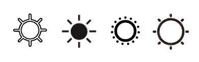 símbolos del modo heat
